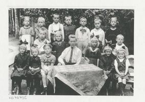 Metgethen, Ort und Bahnstation, Stadtkreis Königsberg Metgethen, Höhere Knaben- und Mädchenschule, Septima, Sommer 1922 