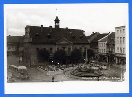 Osterode (Ostpr.), Kreis Osterode Osterode (Ostpr.), Alter Markt, Cafe im alten Rathaus Osterode, Stadtmotive