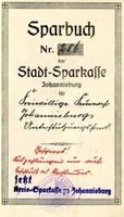 Johannisburg, Kreis Johannisburg Markt 17 Johannisburg, Markt, KSK, Sparbuch FFW, Innenseite Johannisburg (Kreis), nicht verortete Bildmotive