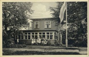 Neuhäuser, Kreis Samland Neuhäuser,  Haus Morgensonne  Erholungsheim Нойхойзер, дом отдыха «Утреннее солнце»