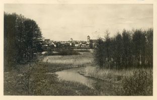 Gerdauen, Stadt und Bahnstation, Kreis Gerdauen Gerdauen, Gesamtansicht VII 