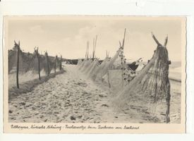 Pillkoppen, Kreis Samland Pillkoppen, Fischernetze am Seestrand 