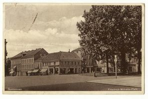 Gumbinnen, Stadt, Kreis Gumbinnen Königsplatz Gumbinnen, Friedrich-Wilhelm-Platz IV 