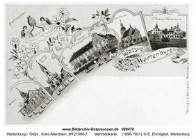 Wartenburg Kr. Allenstein, Stadt, Kreis Allenstein  