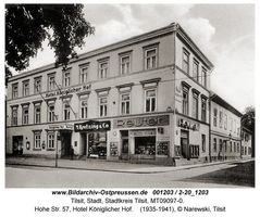 Tilsit, Stadt, Stadtkreis Tilsit Hohe Straße 57
