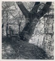  Stadicktal, Dr. Ludwig Goldstein auf der Bank 