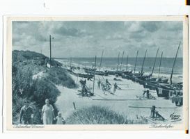 Cranz Kr. Samland, Ort, Kreis Samland Cranz, Fischerhafen IV Kurische Nehrung, Fischerei