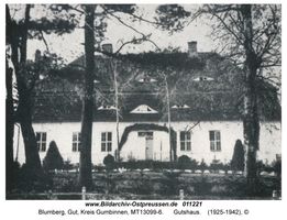 Blumberg Kr. Gumbinnen, Gut, Kreis Gumbinnen  