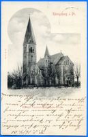 Königsberg (Pr.), Stadtkreis Königsberg Lawsker Allee Königsberg (Pr.), Königin Luise Gedächtniskirche Königsberg, Königin-Luise-Gedächtniskirche