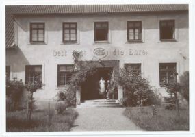 Oberschwalben, Kreis Insterburg Oberschwalben, Hof Endruweit, Wohnhaus, Eingangsbereich II 