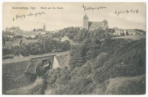Rastenburg, Stadt, Kreis Rastenburg Rastenburg, Blick auf die Stadt und die Bahnlinie II Rastenburg, Stadtansichten