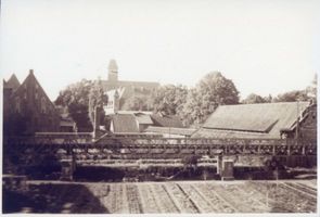 Marienburg, Westpr., Kreis Marienburg Marienburg, Die Marienburg mit Eisenbahnbrücke Marienburg, Schloß