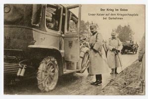 Angerapp, Stadt, Kreis Angerapp Darkehmen, Kaiser auf dem Kriegsschauplatz bei Darkehmen 