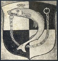 Nikolaiken Kr. Sensburg, Kreis Sensburg Nikolaiken Kr. Sensburg, Wappen Nikolaiken, Stinthengst
