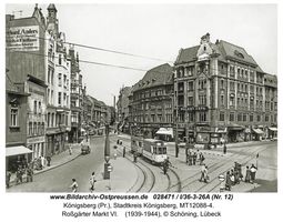 Königsberg (Pr.), Stadtkreis Königsberg Roßgärter Markt  