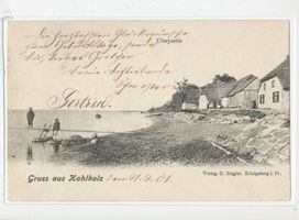 Kahlholz, Kreis Heiligenbeil Kahlholz, Uferpartie Кальхольц, берег