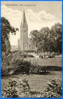 Königsberg (Pr.), Stadtkreis Königsberg Lawsker Allee Königsberg (Pr.), Luisenkirche Кёнигсберг (Пр.), церковь Луизы