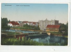 Angerapp, Stadt, Kreis Angerapp Darkehmen, Wasserfall und Mühle II 