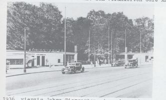 Königsberg (Pr.), Stadtkreis Königsberg Hufenallee Königsberg, Hufenallee, Vierzig Jahre Tiergarten, neuer Einganng Кёнигсберг, Хуфеналлее, сорок лет Зоопарку, новый вход