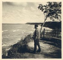Klein Kuhren, Kreis Samland Klein Kuhren, Fischer am Meer Samländische Steilküste