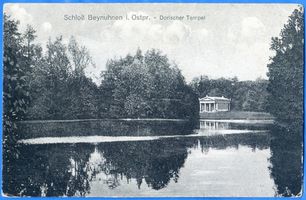 Kleinbeinuhnen, Kreis Angerapp Klein Beynuhnen, Schlosspark, Dorischer Tempel III Кляйн Байнунен, замковый парк, дорический храм, III
