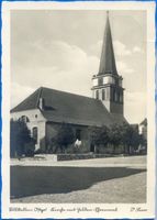 Schloßberg, Kreisstadt, Kreis Schloßberg Pillkallen Kr. Schloßberg, Kirche mit Helden-Ehrenmal 