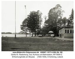 Görlitz Kr. Rastenburg, Gut, Kurhaus und Bahnstation, Kreis Rastenburg  