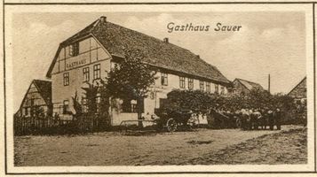 Löwenhagen, Ort, Kreis Samland Löwenhagen, Gasthaus Sauer 
