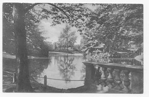 Tilsit, Stadt, Stadtkreis Tilsit  Tilsit, Jakobsruh (fr. Jacobsruhe), Partie im Park II 