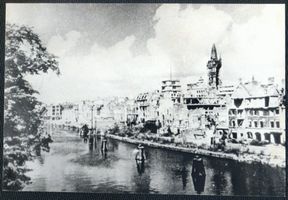Königsberg (Pr.), Stadtkreis Königsberg Oberer Fischmarkt Königsberg, Oberer Fischmarkt, Kriegsschäden Königsberg, Zweiter Weltkrieg und das Ende
