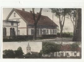 Cranz Kr. Samland, Ort, Kreis Samland Cranz Kr. Samland, Geschäftshaus, Kirche, Posthaus Samland, Orte im Kreis