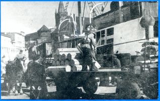 Königsberg (Pr.), Stadtkreis Königsberg Königsberg (Pr.), Hafen am Hundegatt, Hafenarbeiter Königsberg, Hundegatt