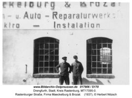 Drengfurth, Stadt, Kreis Rastenburg Rastenburger Straße