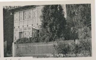Sandkrug Stadtkr. Memel, Stadtkreis Memel Sandkrug Stadtkr. Memel, Villa Haffschlösschen Зандкруг, город Мемель, вилла «Хаффшлёссхен»