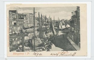 Königsberg (Pr.), Stadtkreis Königsberg Unterer Fischmarkt Königsberg, Fisch- und Kohlmarkt X Кёнигсберг, Рыбно-угольный рынок, X