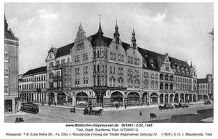 Tilsit, Stadt, Stadtkreis Tilsit Wasserstraße 7-8