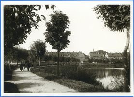Ortelsburg, Stadt, Kreis Ortelsburg Ortelsburg, Partie am Haussee II Ortelsburg, Haussee