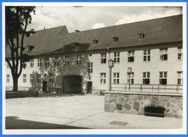 Ortelsburg, Stadt, Kreis Ortelsburg Ortelsburg, Rathaus, Innenhof 