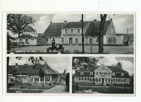 Groß Baum, Kreis Labiau Groß Baum Gasthaus W. Lepsin, Garten, Forstamt Neu Sternberg 