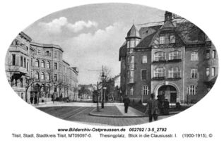 Tilsit, Stadt, Stadtkreis Tilsit Thesingplatz