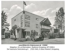 Metgethen, Ort und Bahnstation, Stadtkreis Königsberg 