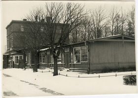 Cranz Kr. Samland, Ort, Kreis Samland Cranz, Kr. Samland, Bahnhof III Кранц, р-н Самбия, вокзал, III