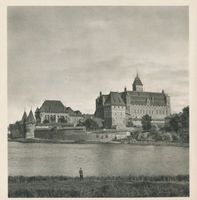 Marienburg, Westpr., Kreis Marienburg Marienburg i. Westpr., Die Marienburg von der Nogatseite (Westseite) IV Marienburg, Schloß