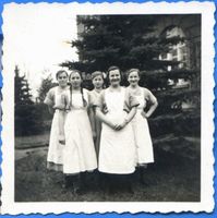 Johannisburg, Kreis Johannisburg Johannisburg, Bäuerliche Werkschule, Mädchen aus dem Internat 