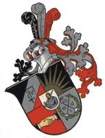 Königsberg (Pr.), Stadtkreis Königsberg Königsberg (Pr.), Wappen der Verbindung Friburgia Königsberg im KC Кёнигсберг (Пр.), герб товарищества «Фрибургия» Кёнигсберг в KC