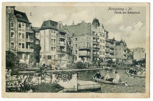 Königsberg (Pr.), Stadtkreis Königsberg Königsberg (Pr.), Partie am Schlossteich XII Königsberg, Schloßteich