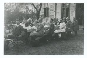 Grünbaum Kr. Elchniederung, Kreis Elchniederung Grünbaum Kr. Elchniederung, Ausflug der Kornhausgenossenschaft Tilsit Грюнбаум, уезд Эльхнидерунг, экскурсия зернового кооператива Тильзита