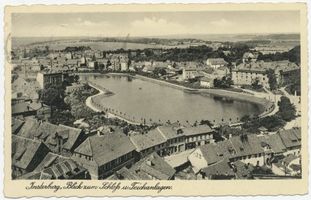 Insterburg, Stadt, Stadtkreis Insterburg Insterburg, Blick zum Schloß und Teichanlagen II 