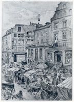 Königsberg (Pr.), Stadtkreis Königsberg Königsberg (Pr.), Altstädtischer Markt, Zeichnung II Königsberg, Stadtteil Altstadt (Umgebung des Schlosses)