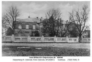 Haasenberg Kr. Osterode, Gut und Bahnstation, Kreis Osterode 